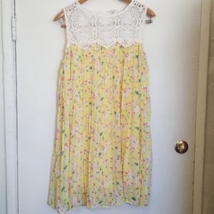 Babydoll summer dress floral lace WonderLust LA